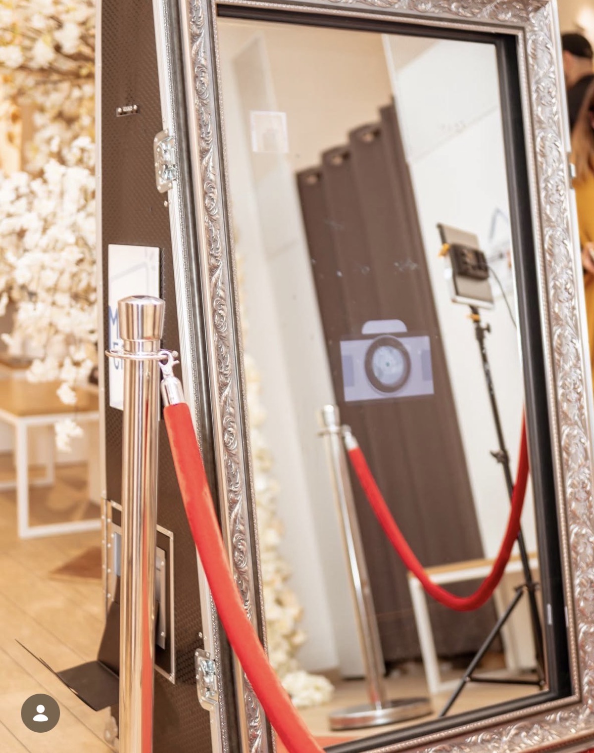 Coin photobooth chic au mariage